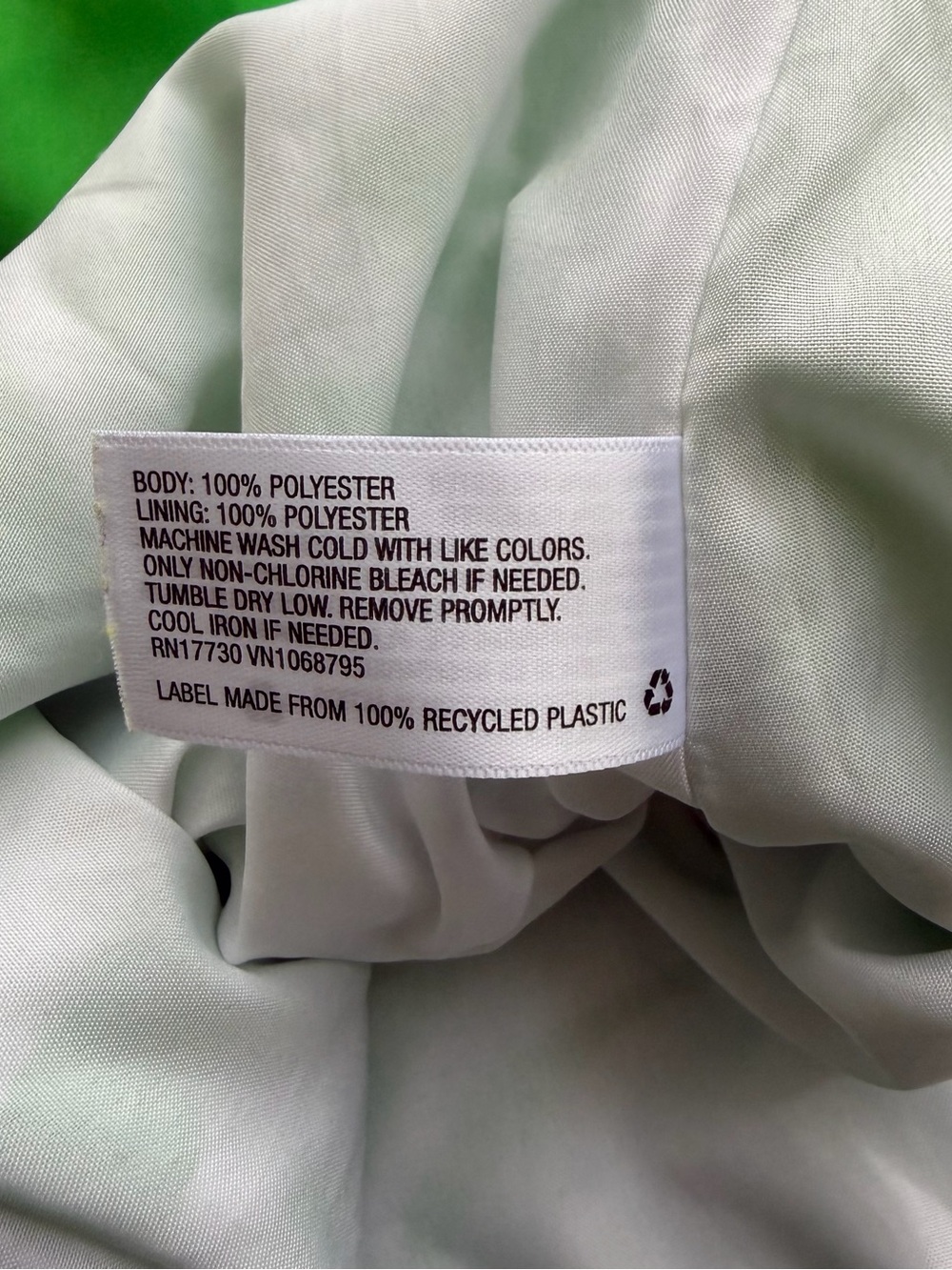 Lilly Pulitzer Green and White Tropical-Print Wide-Leg Jumpsuit Size S - Picture 7 of 8